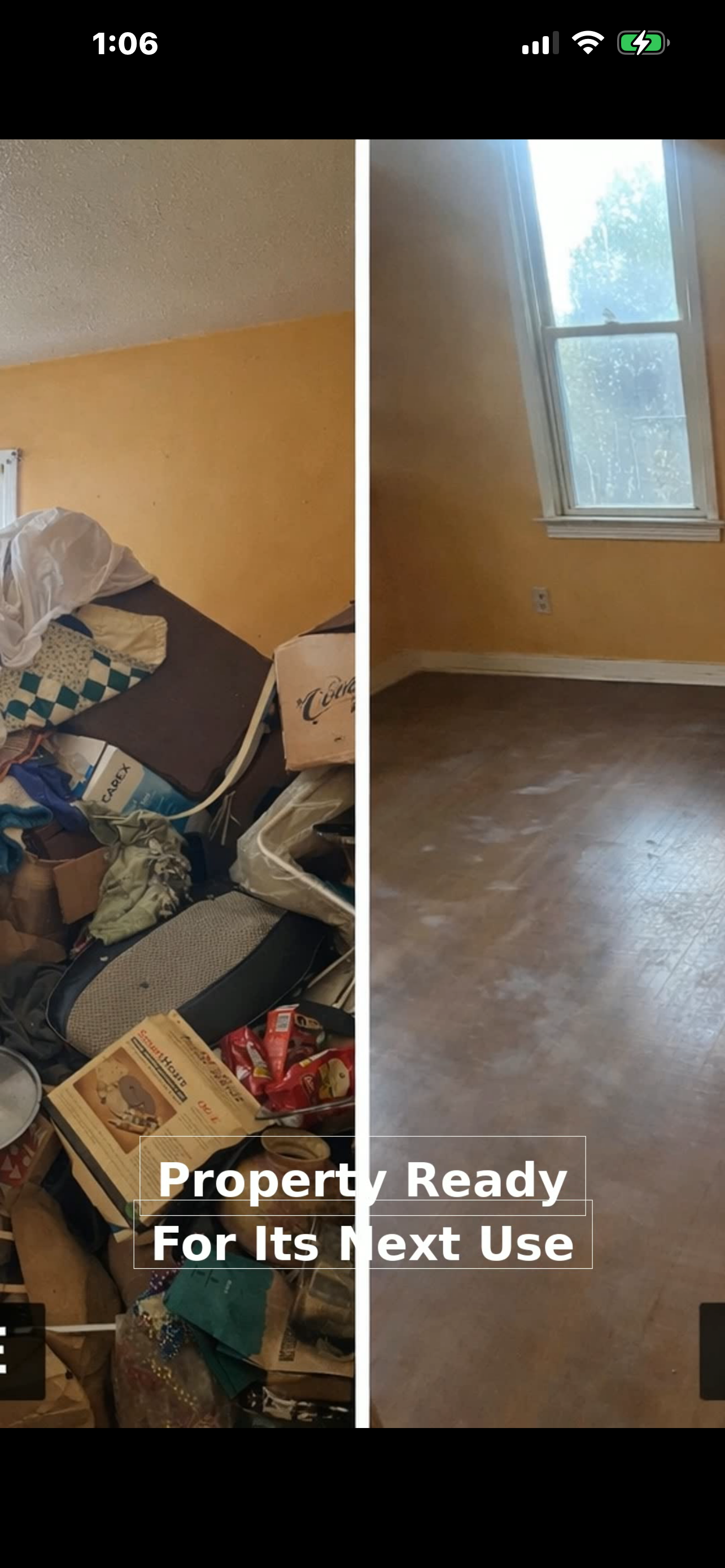 Property cleanout before and after &mdash; Curb Elite Solutions Oklahoma City