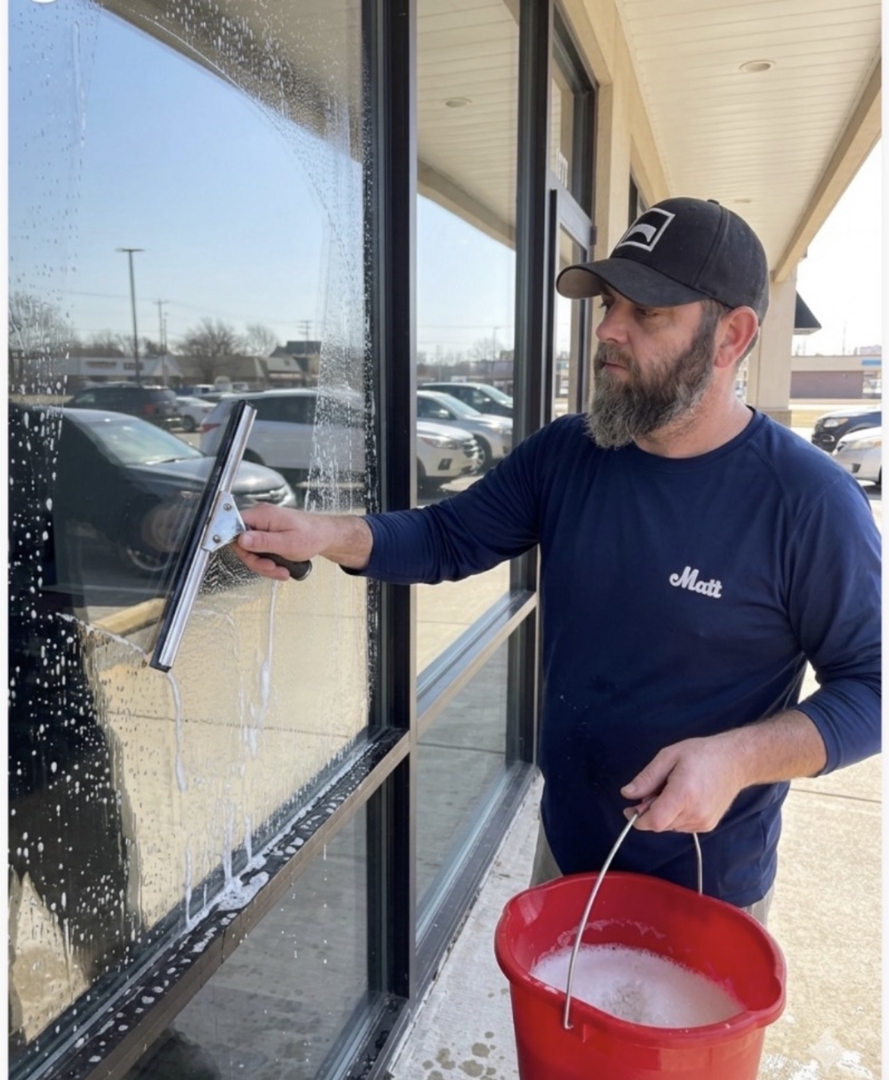 Window washing service &mdash; Curb Elite Solutions Oklahoma City