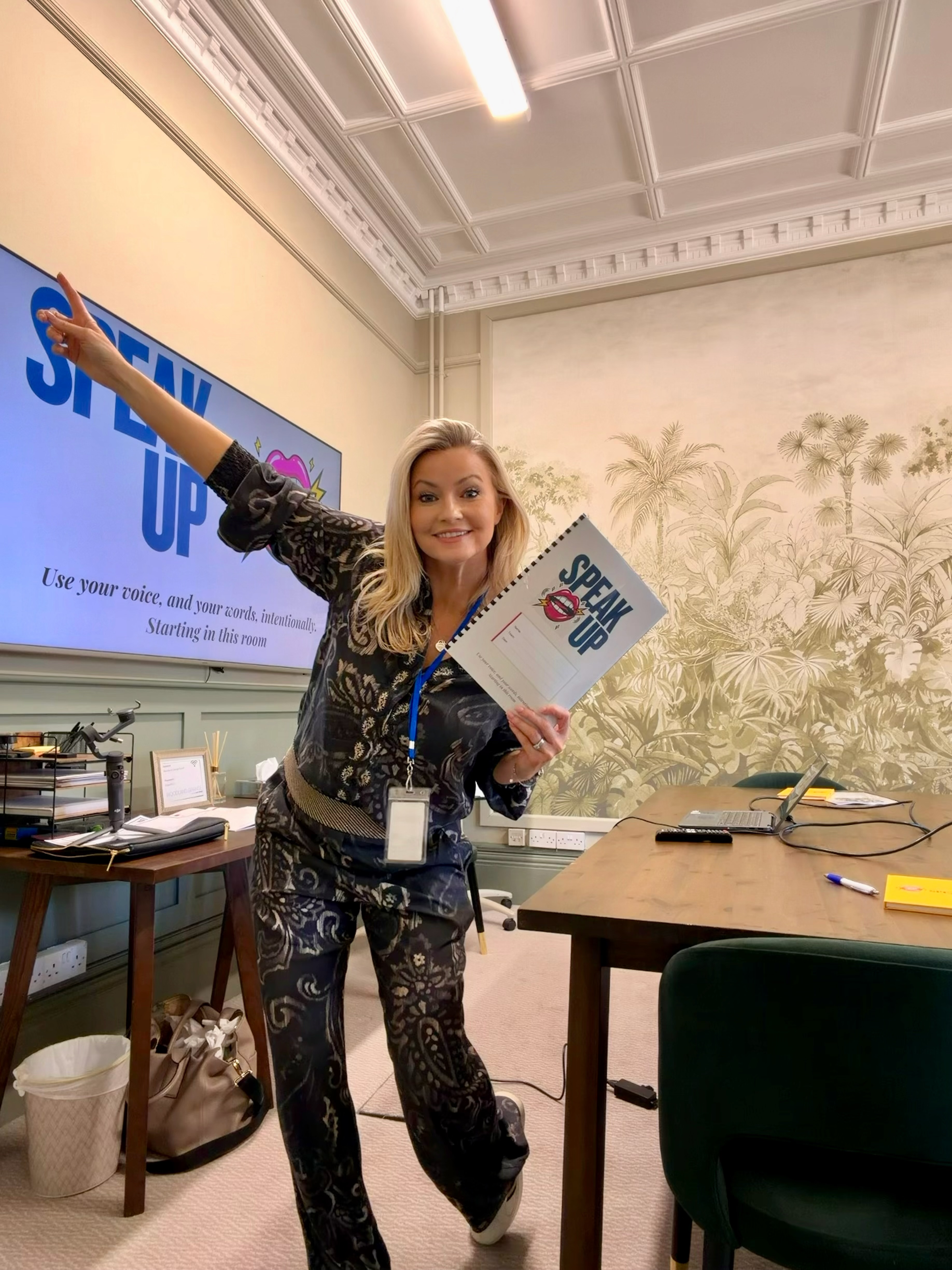 Nikki leading a Speak Up workshop