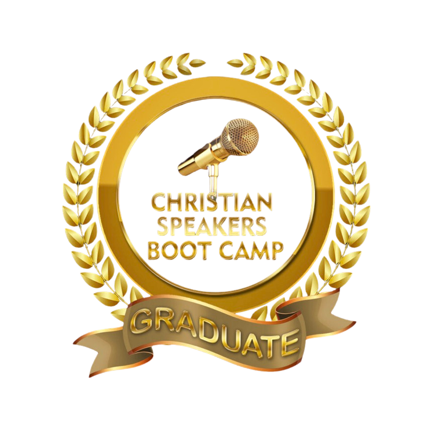 Christian Speakers Boot Camp Graduate