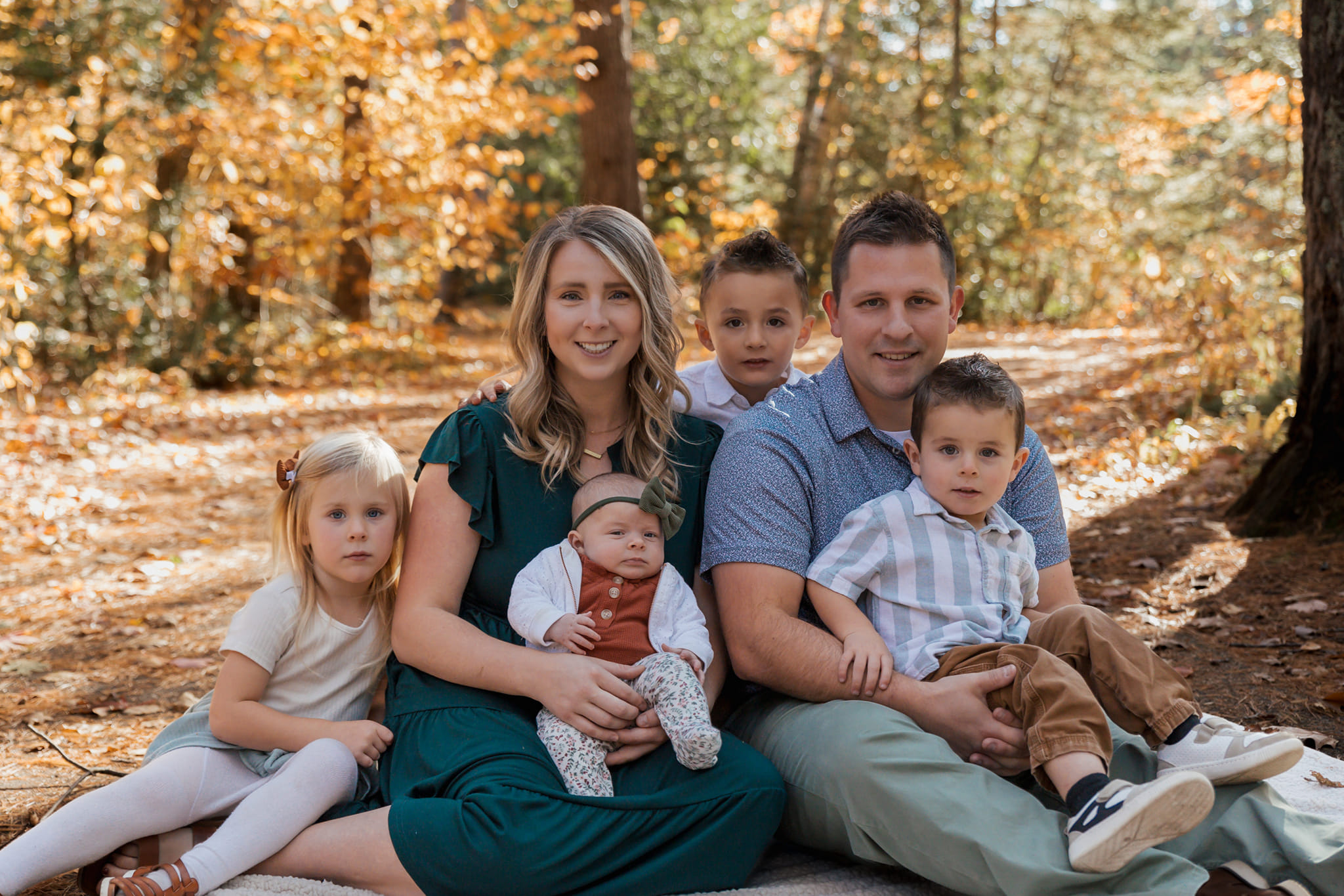 Drew Rogers with his family
