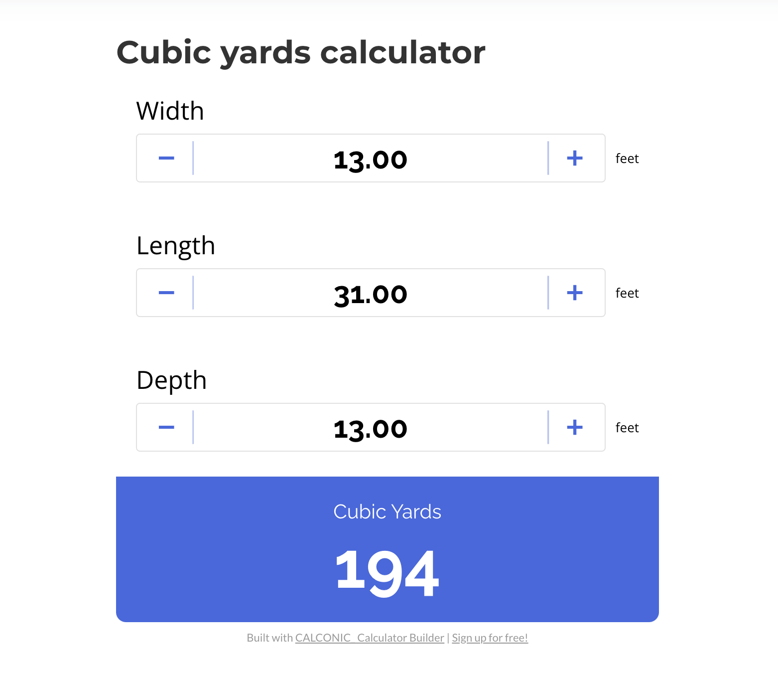 How To Calculate Cubic Yards