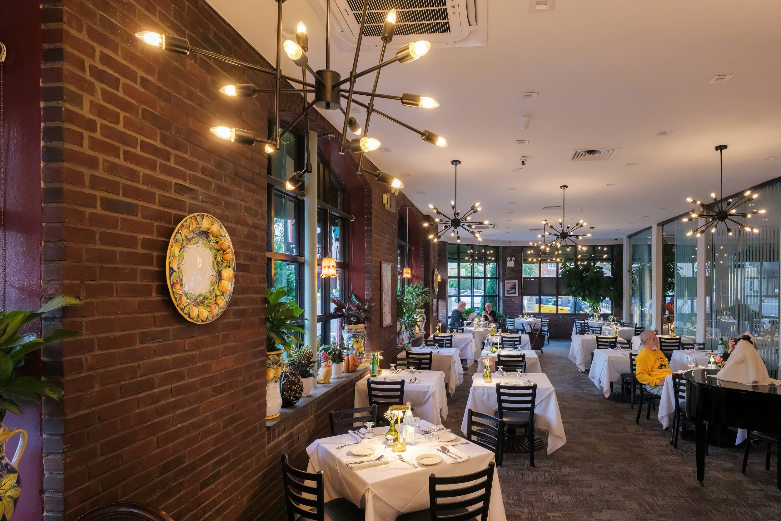 Sunday Brunch Buffet dining setup at Portofino Ristorante in Forest Hills Queens