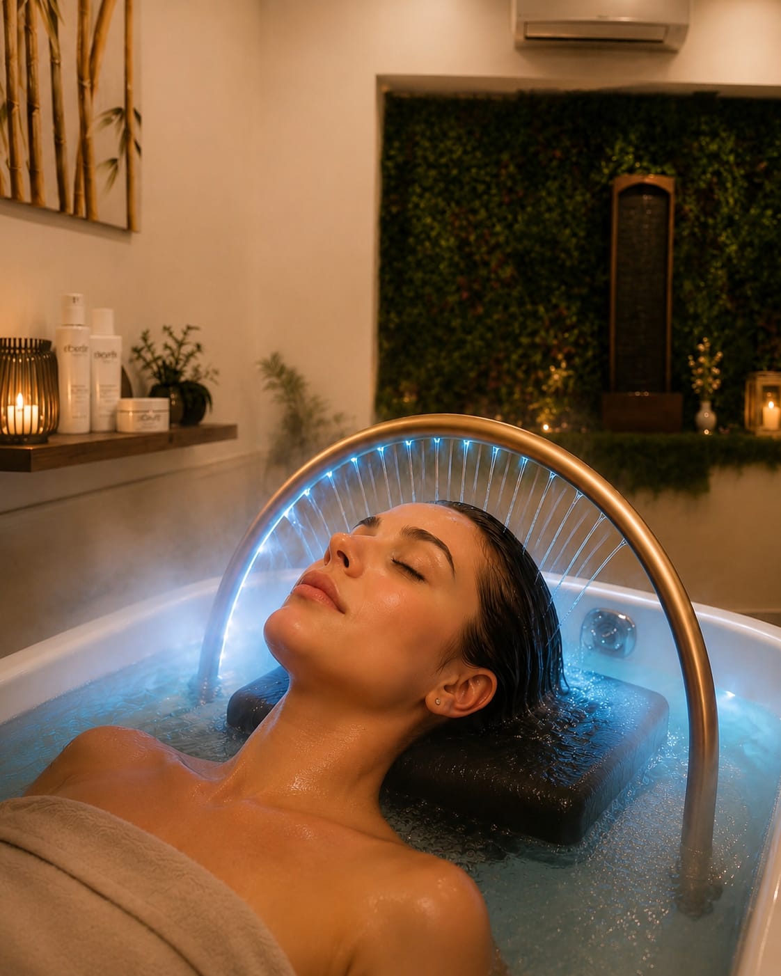 Massage du dos relaxant