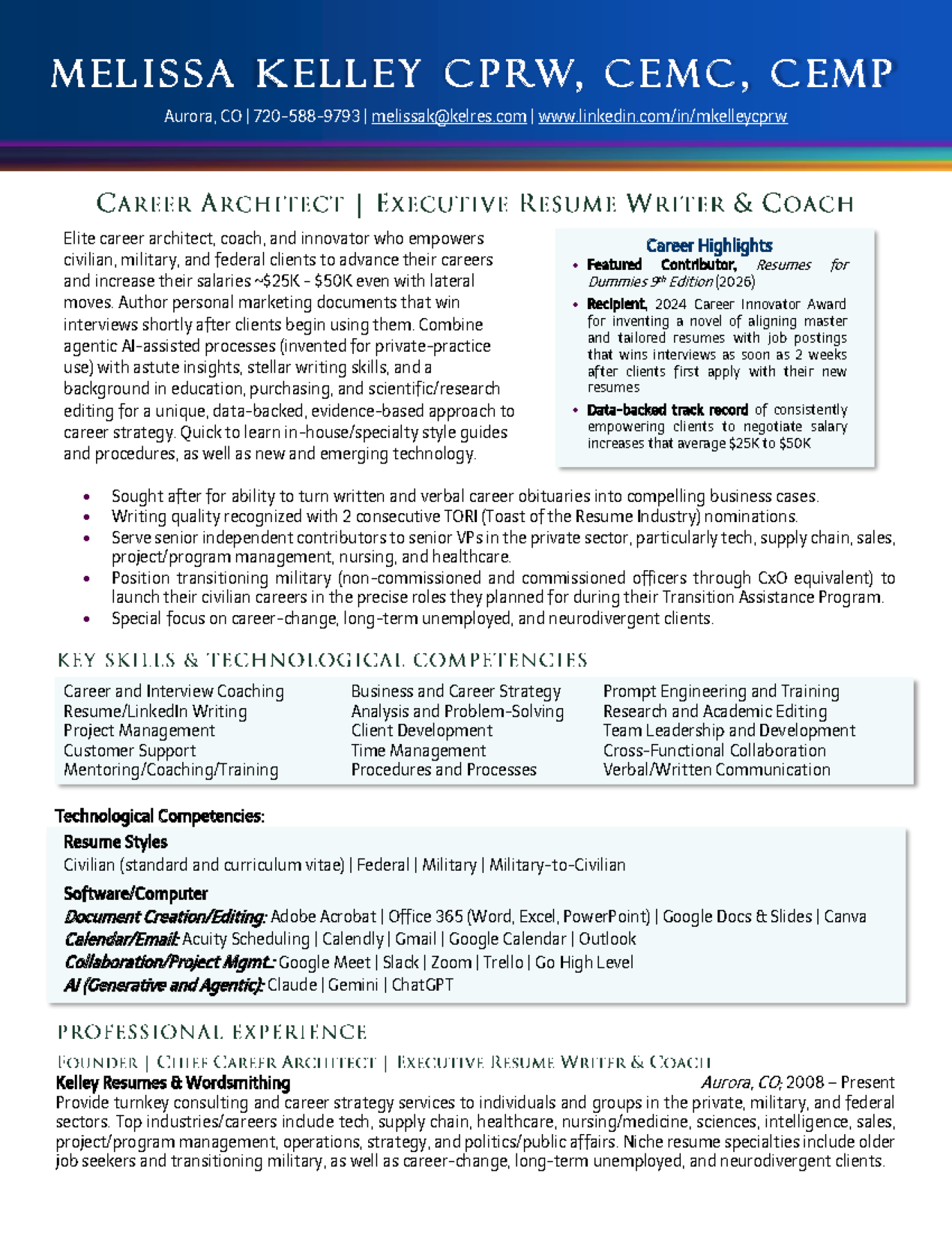 Resume Melissa Kelley -- Protected Image