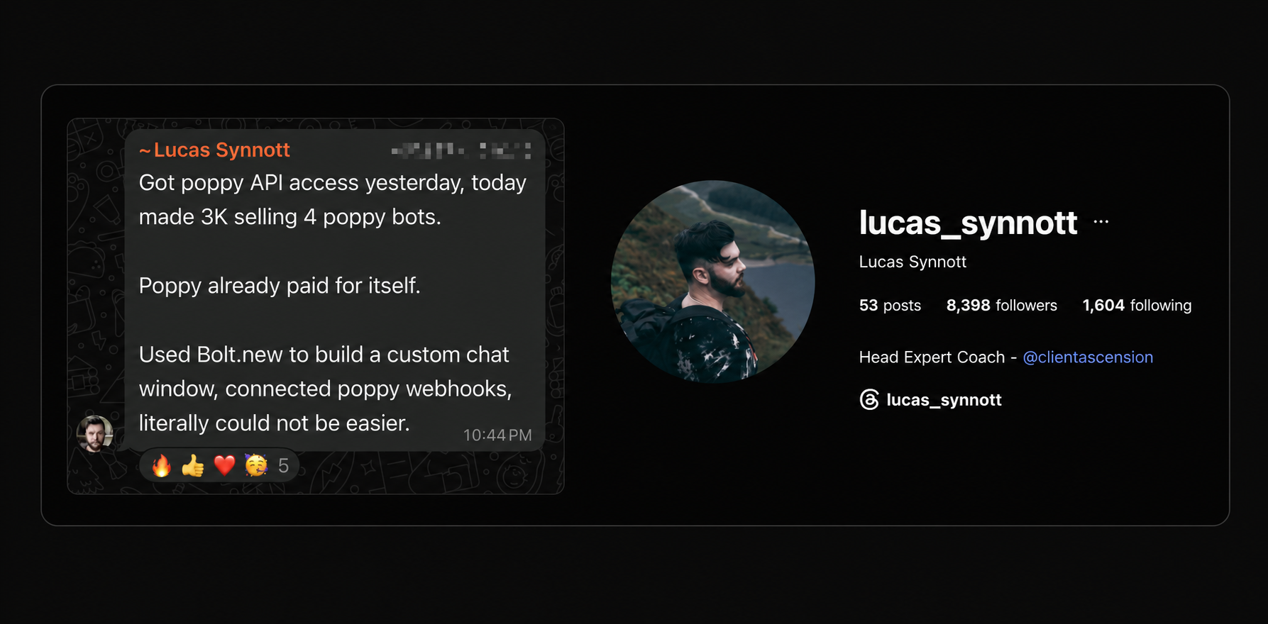 Lucas on Poppy AI
