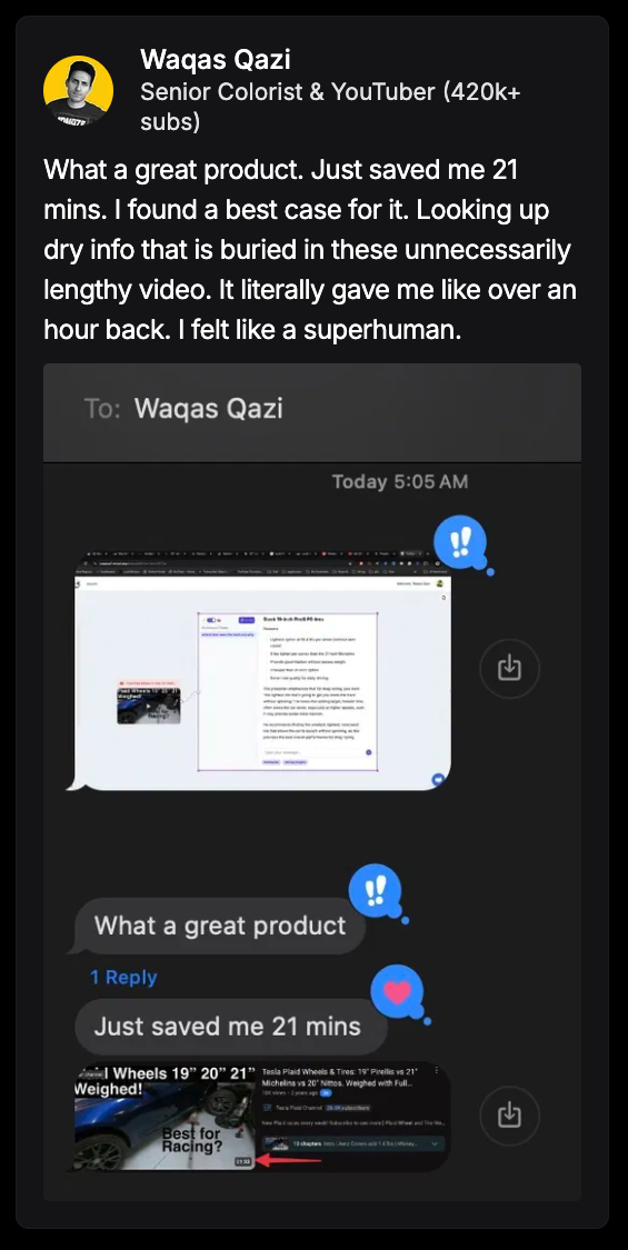 Poppy AI testimonial
