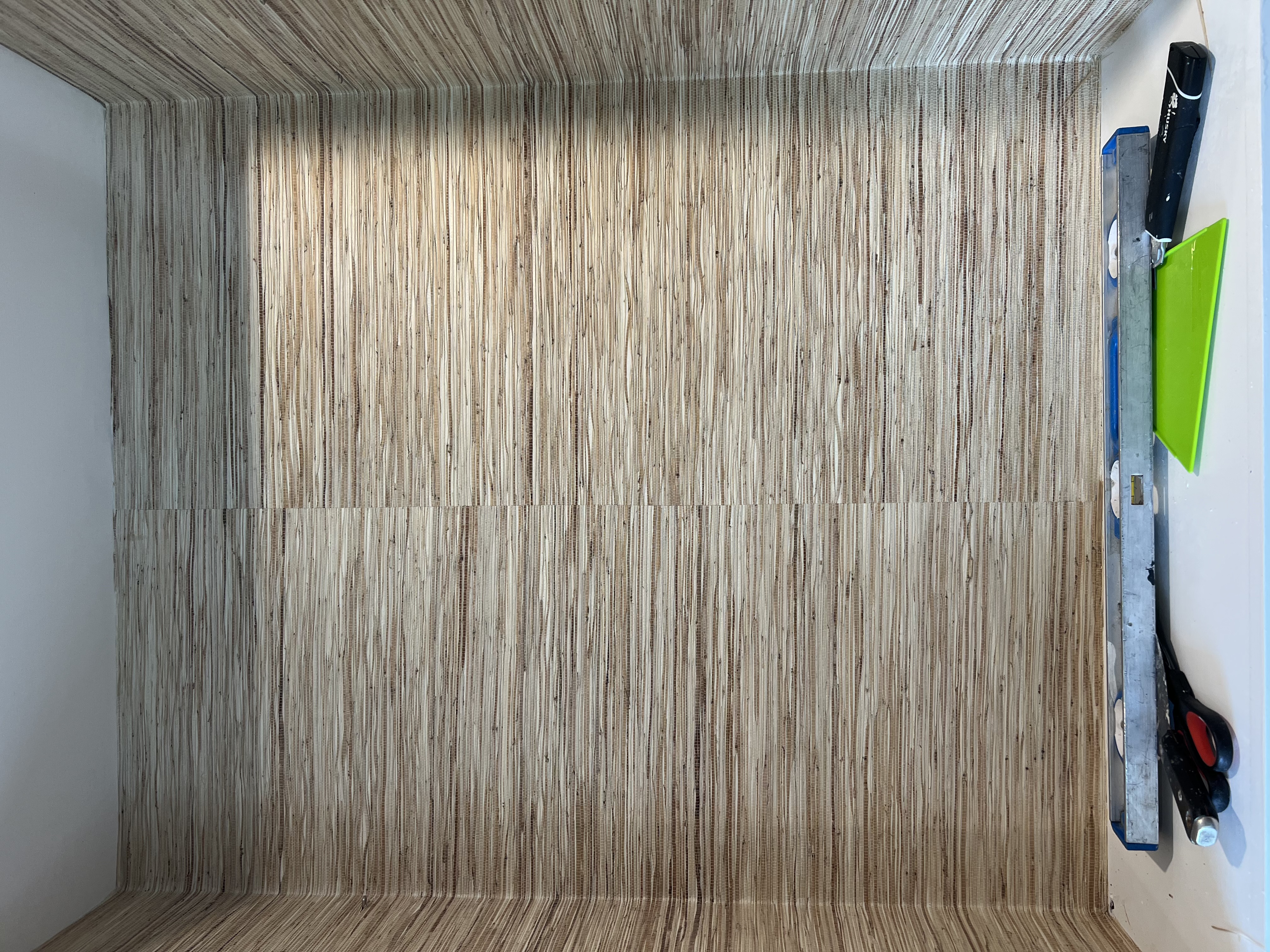 **“Home interior showing custom mural wallpaper installation by 510 Painting & Decorating — clean edges and high-impact accent wall.”