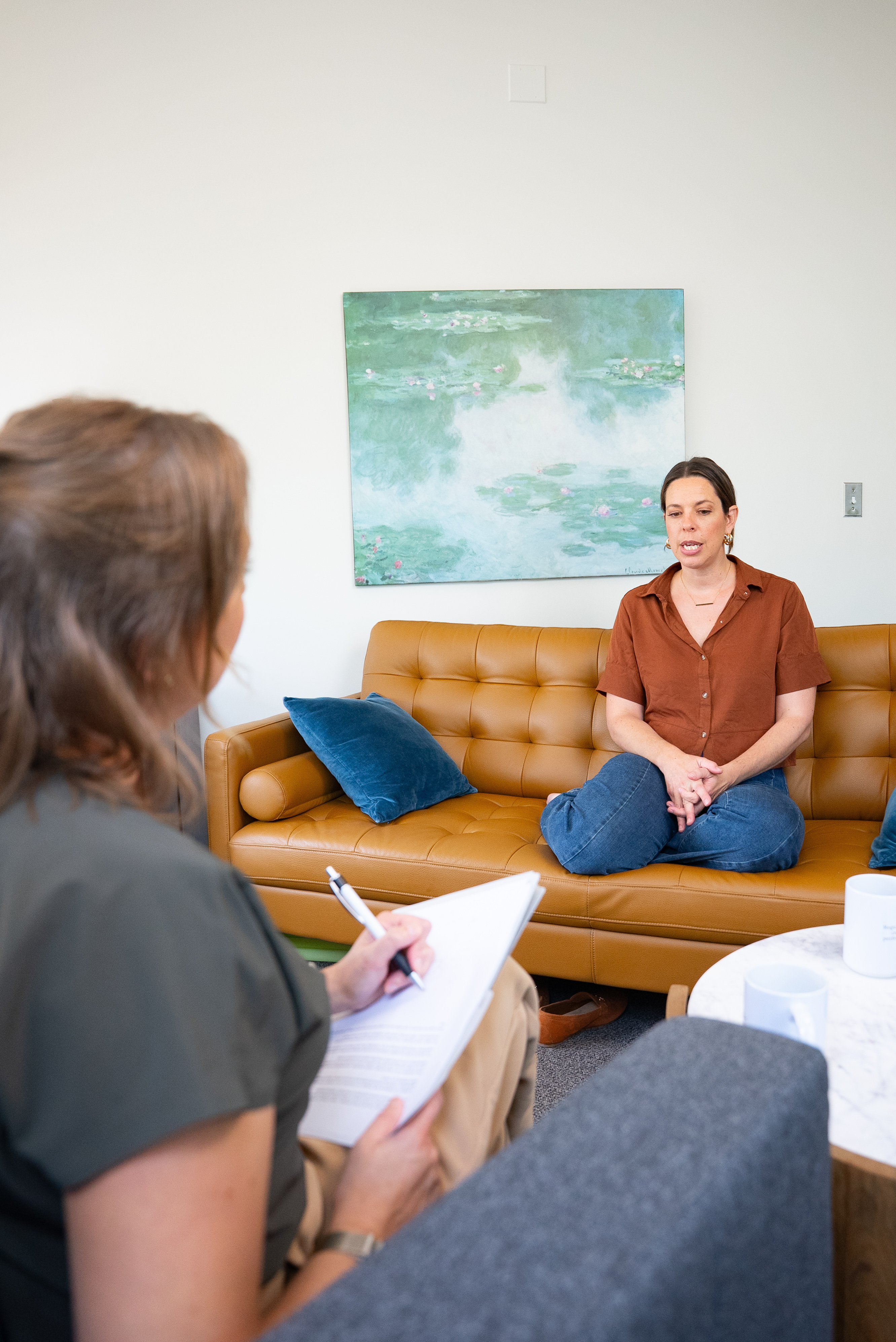 Individual psychotherapy session