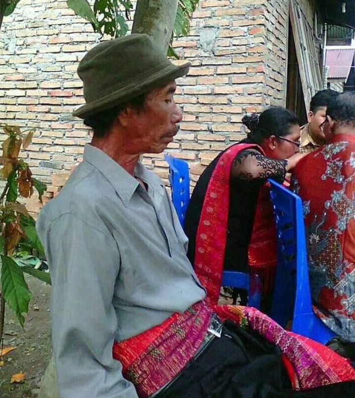 Klara's father from Samosir Island, North Sumatra