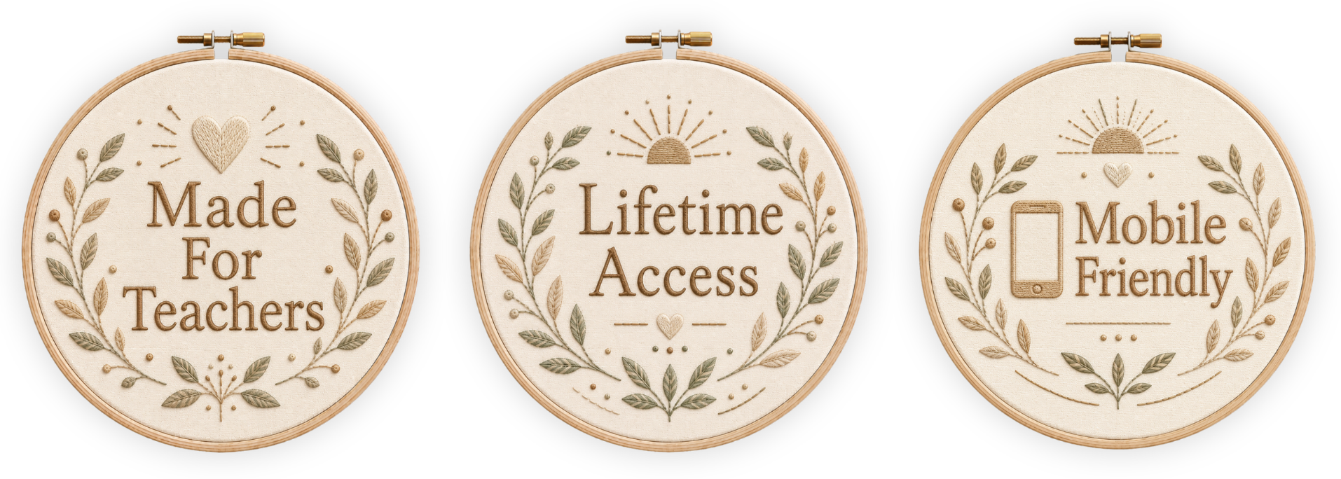 Lifetime Access · Made for Teachers · Mobile Friendly