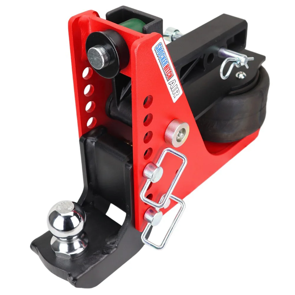 Shocker Air Hitch & Drop Ball Mount w/ 2" Ball — Shocker bumper-pull receiver hitch (SKU SH-640-200-2)