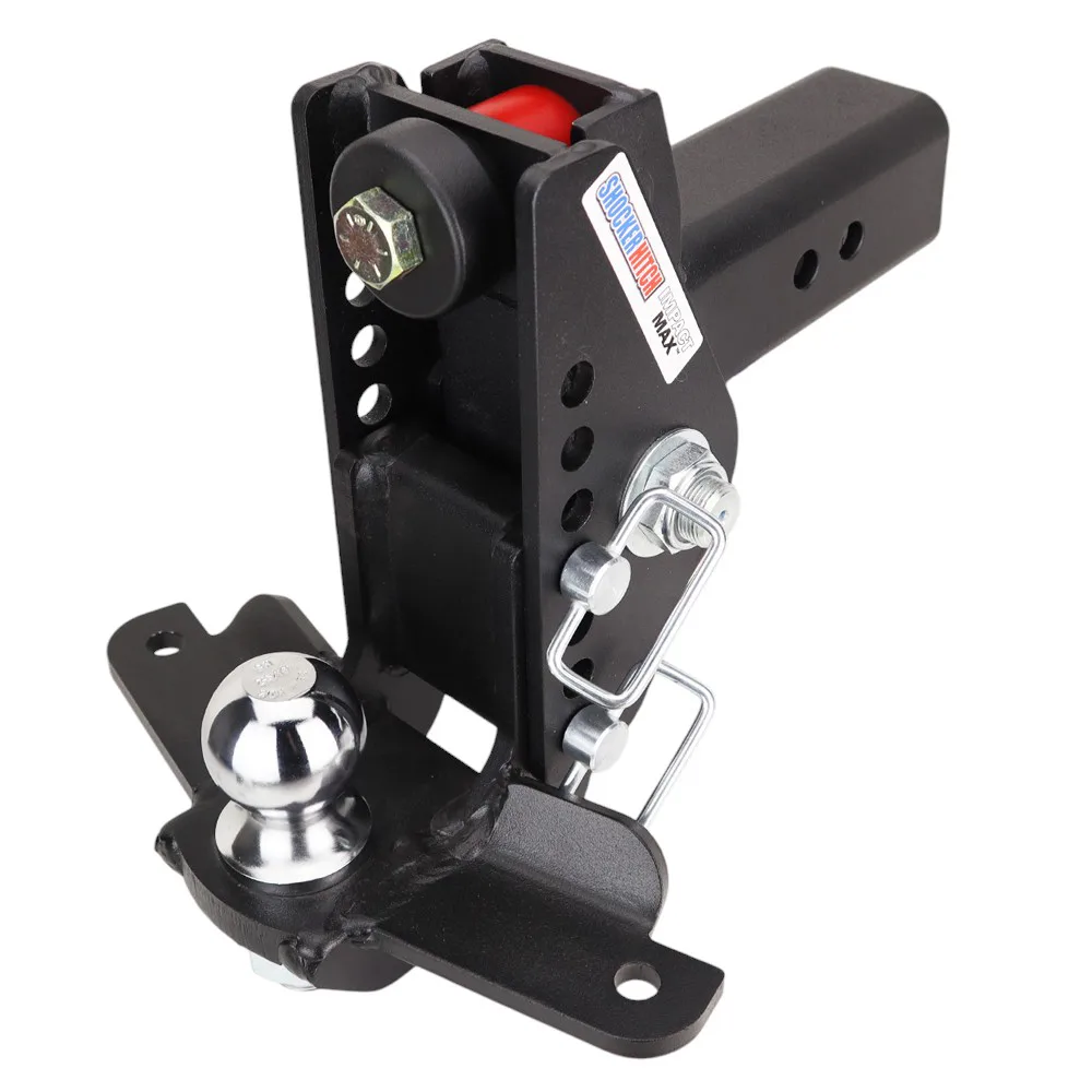 Impact Max Cushion Hitch & Drop Ball Mount w/2-5/16" Ball & Sway Bar Tabs