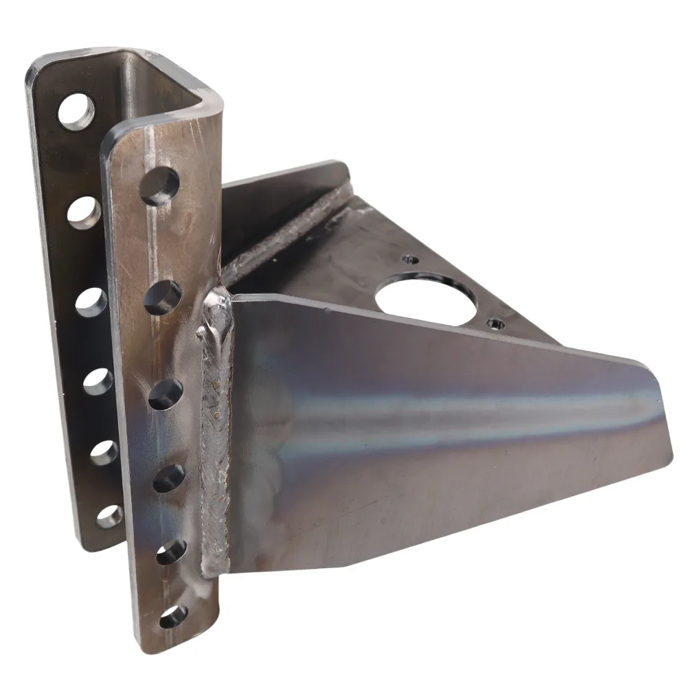 Weld On Trailer Tonque Vertical Channel Weld On Adaptor with 6 Bolt Holes