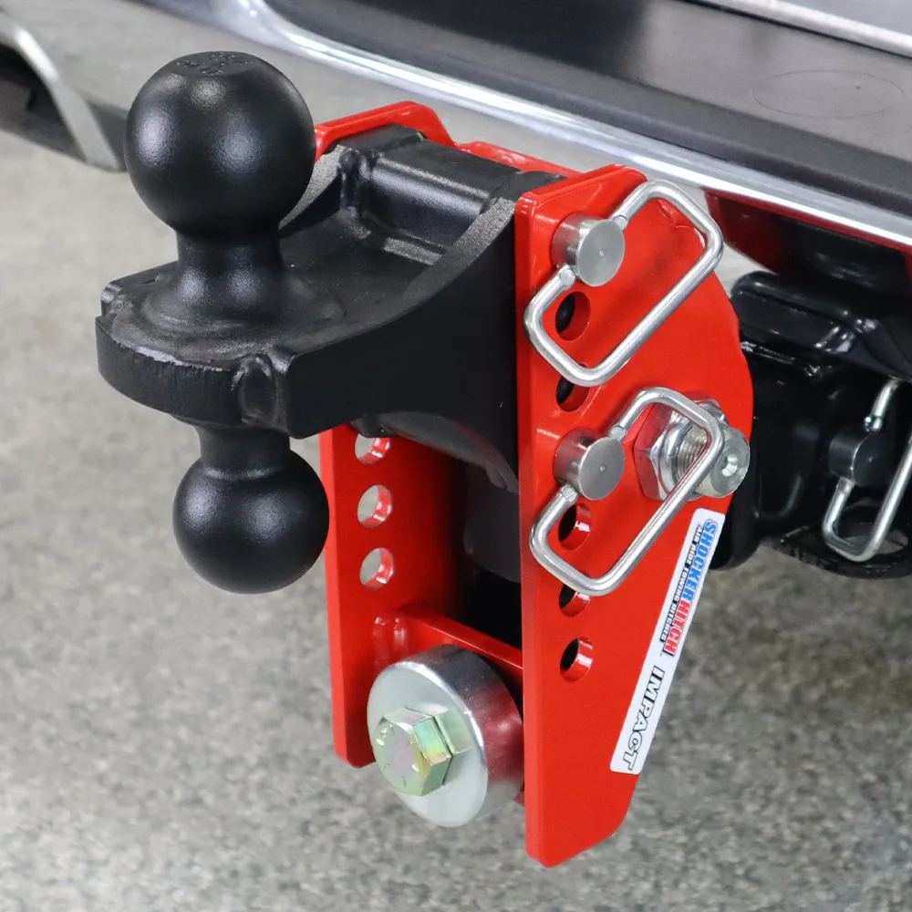 Impact Cushion Hitch & Black Combo Ball Mount w/2" & 2-5/16" Balls