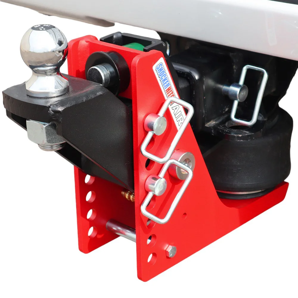 14K Air Hitch & Raised Mount w/ 2" Ball Installed