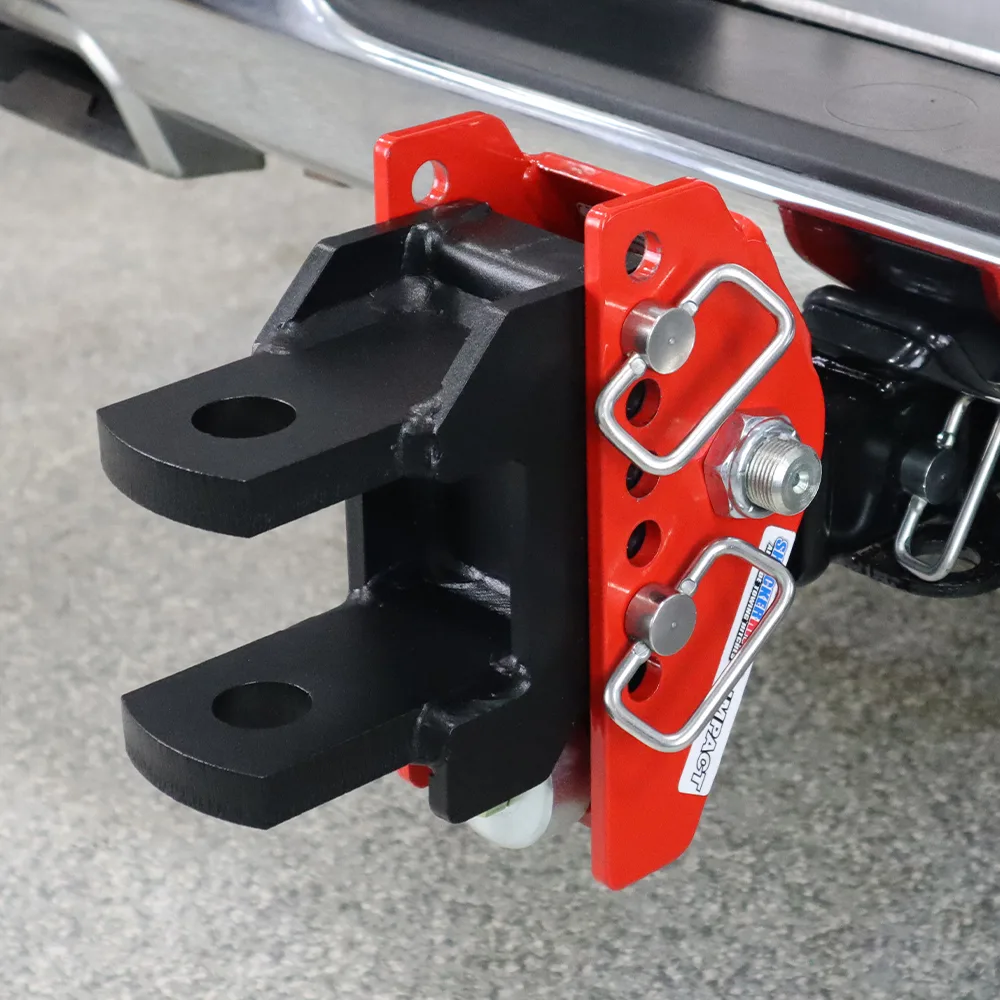 Impact Cushion Hitch & Clevis Pin Mount w/1-1/4" Holes