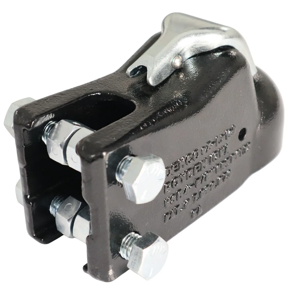 Demco Metal Handle EZ Latch Trailer Coupler 2-5/16" Ball - Channel Mount - 21,000 lbs - Includes Four 1-1/2" x 5/8" diameter mounting bolts and 4 lock nuts
