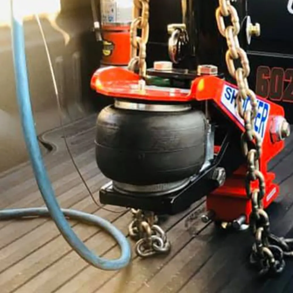 Shocker Gooseneck Air Spring Bag for Gooseneck AIr Hitch with Air Tank Valve