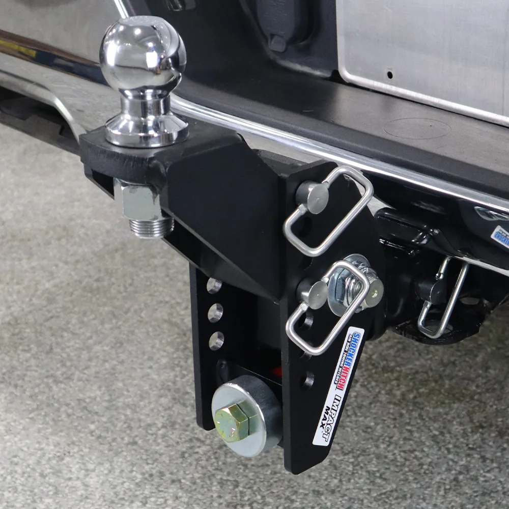 Impact Max Cushion Hitch & Raised Ball Mount w/2" Ball