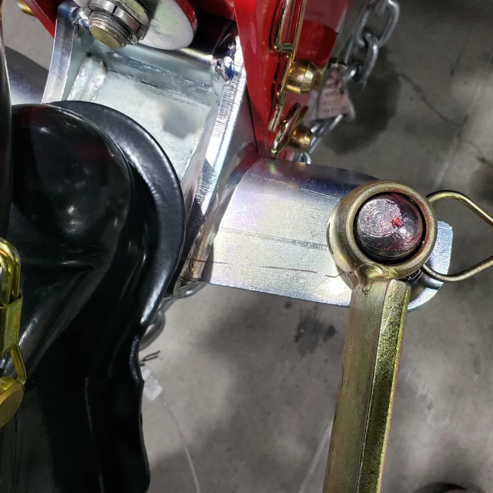 Shocker Chrome Sway Bar Tab Combo Ball Mount - 2" & 2-5/16" balls