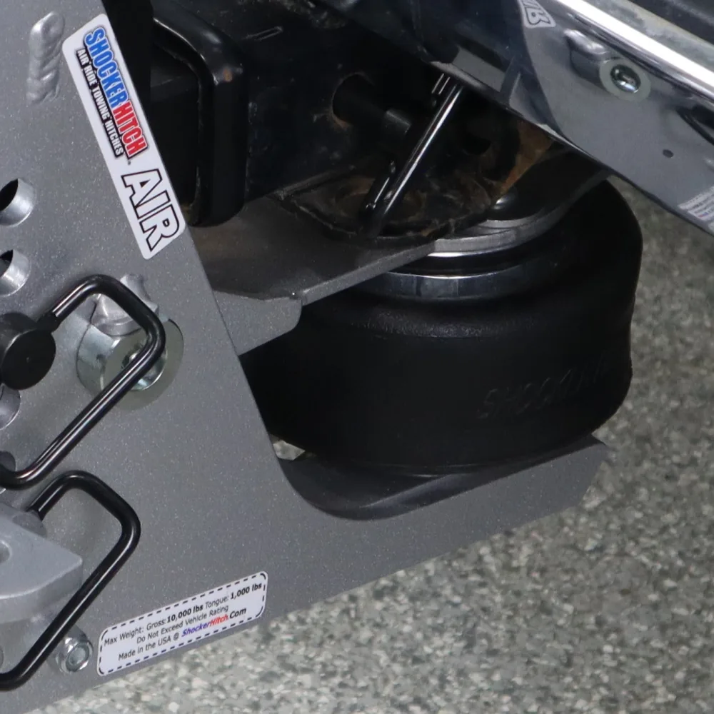 Shocker Air Hitch Air Spring Bag & Premium Air Line Assembly for Shocker 10K/12K/14K Air Bumper Hitch - 2009 to Current