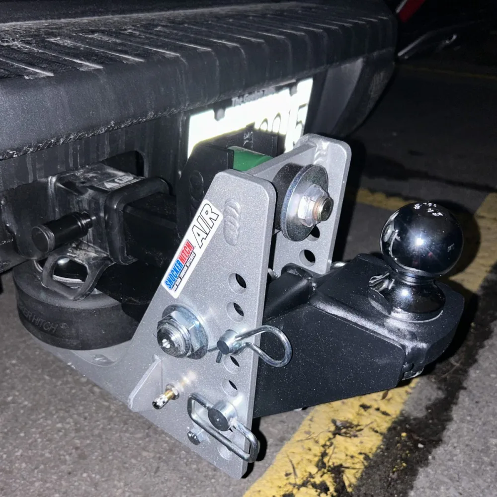 Shocker 10K Aluminum Air Hitch & Raised Ball Mount w/ 2-5/16" Ball