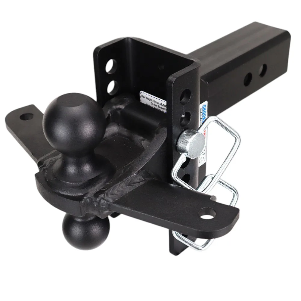 XR Hitch & Black Sway Tab Combo Ball w/2" & 2-5/16" Hitch Balls