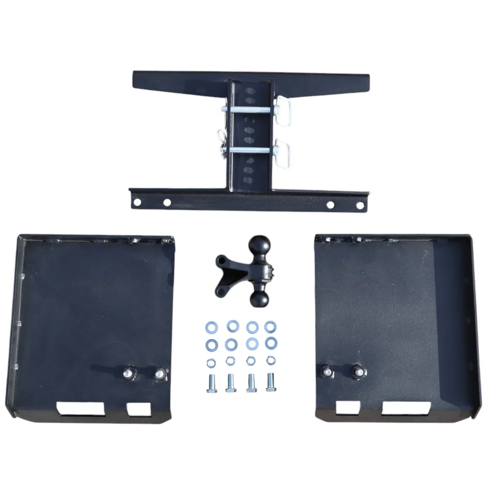 Shocker SKID STEER Bolt Together Trailer Mover Attachment with XR Channel Adapter & Black Combo