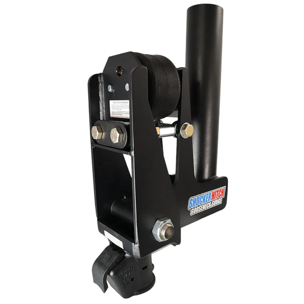 Shocker 9" Offset Gooseneck Surge Air Hitch & Demco Coupler for 2-5/16" Ball
