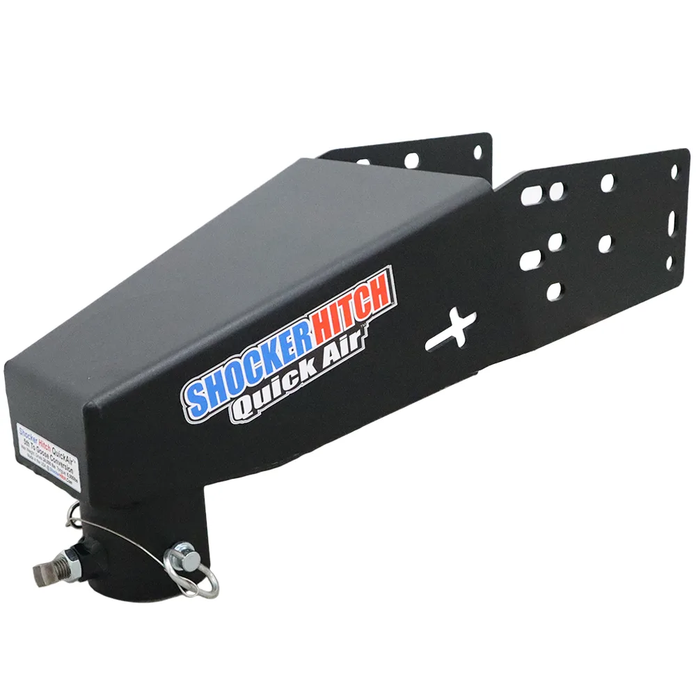 Shocker Quick Air 5th Wheel to Gooseneck Air Hitch & Demco Coupler Conversion Kit - Fits the Lippert 1621, 0719, Rhino Box