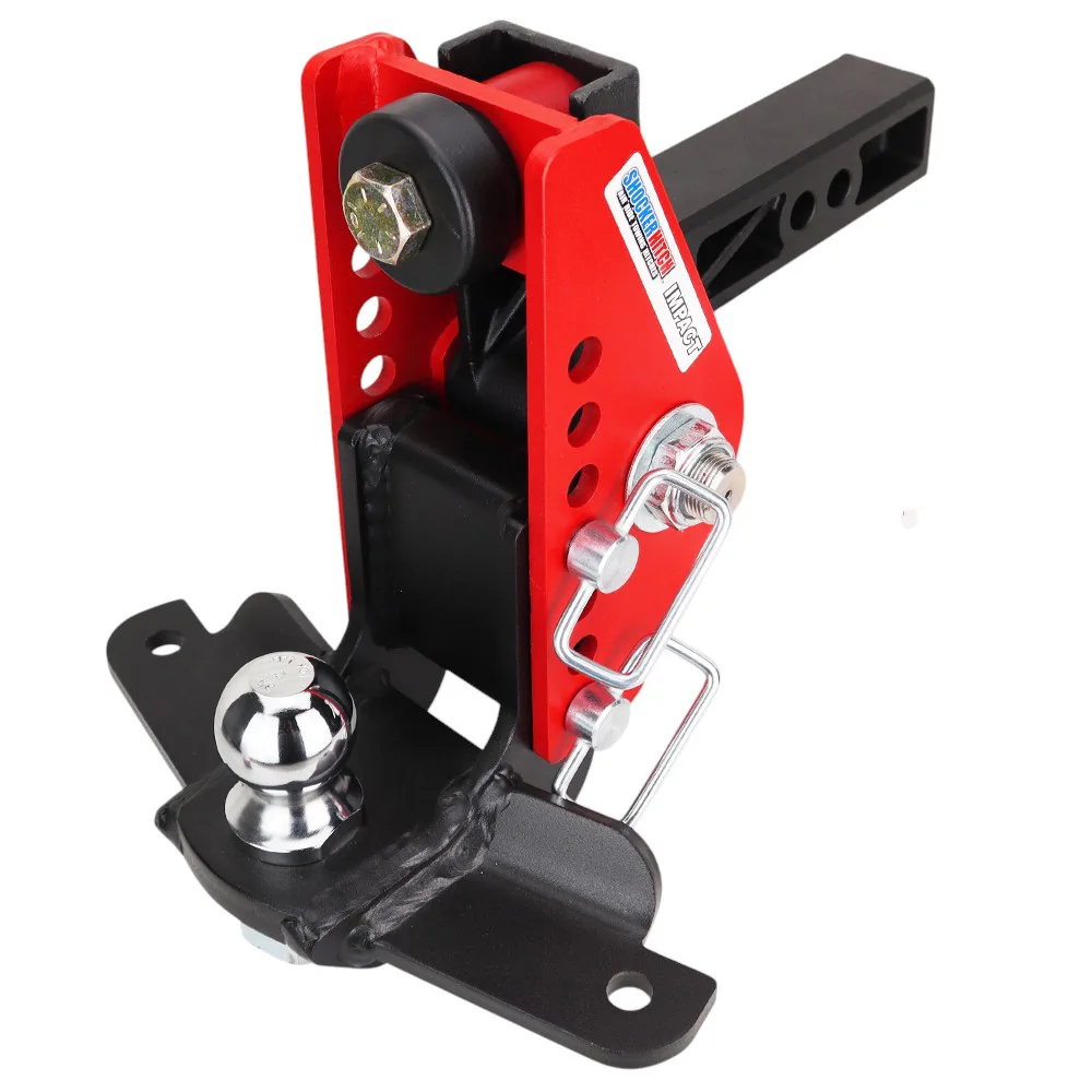 Impact Cushion Hitch & Drop Ball Mount w/2" Ball & Sway Bar Tabs