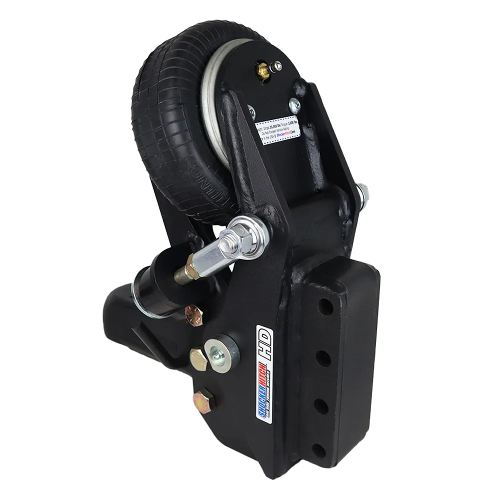 HD Trailer Tongue Air Coupler Mount 25,000lbs w/ 2-5/16" Wallace Forge Auto Locking Coupler (fits 2-5/16" Hitch Ball)
