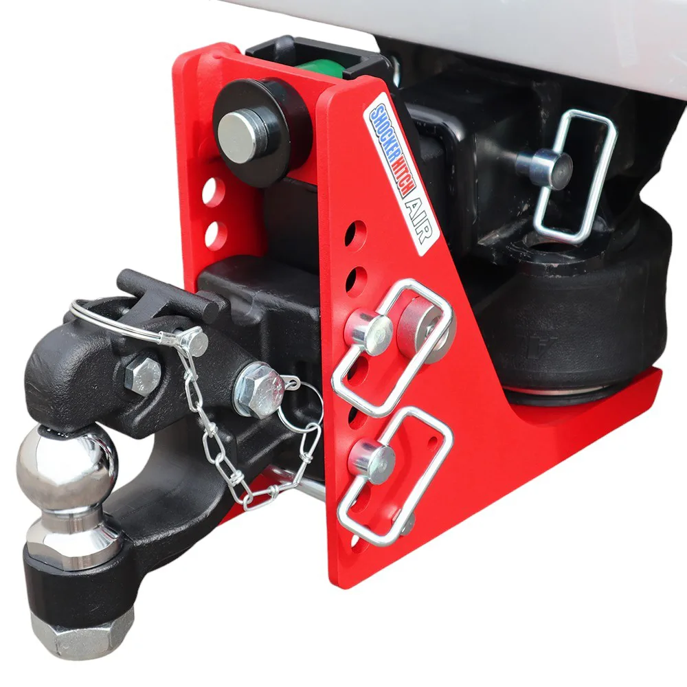 Shocker Air Channel Style Pintle & Ball Hitch