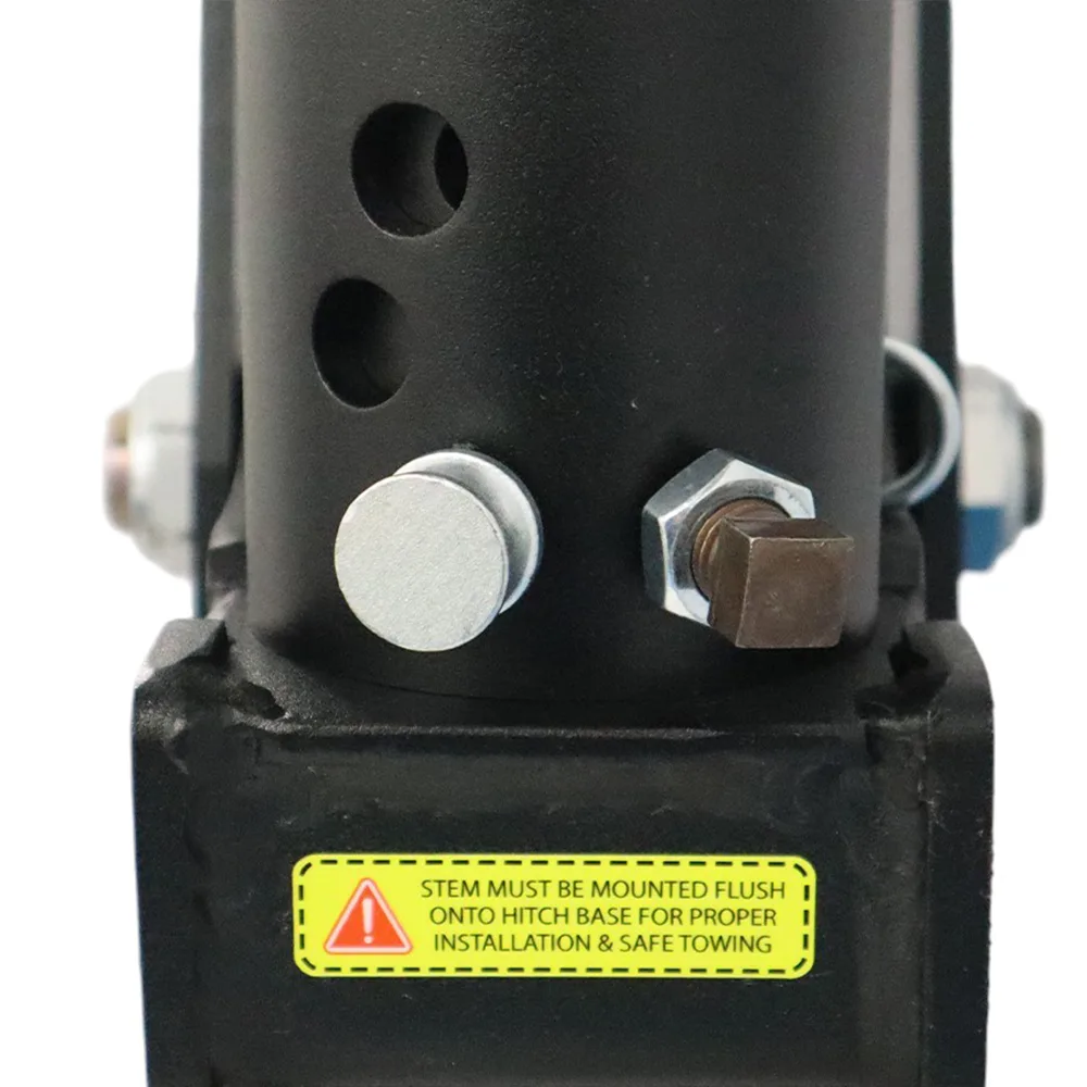 Shocker 9" Offset Gooseneck Surge Air Hitch & Demco Coupler for 2-5/16" Ball