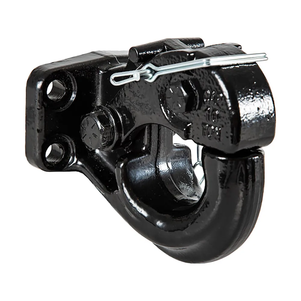 Shocker 10-Ton Pintle Hitch Hook w/Mounting Plate