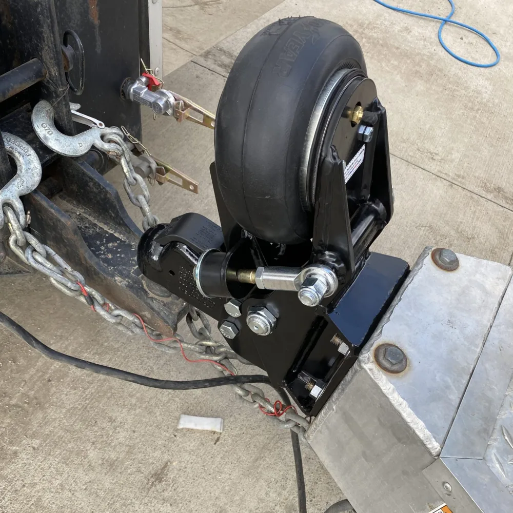 Heavy Duty Air Trailer Tongue Mount - No Coupler - Square Plate Mount