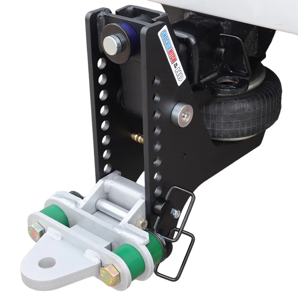 Shocker HD Max Black Super Drop Air Hitch & Cushion Drawbar Mount