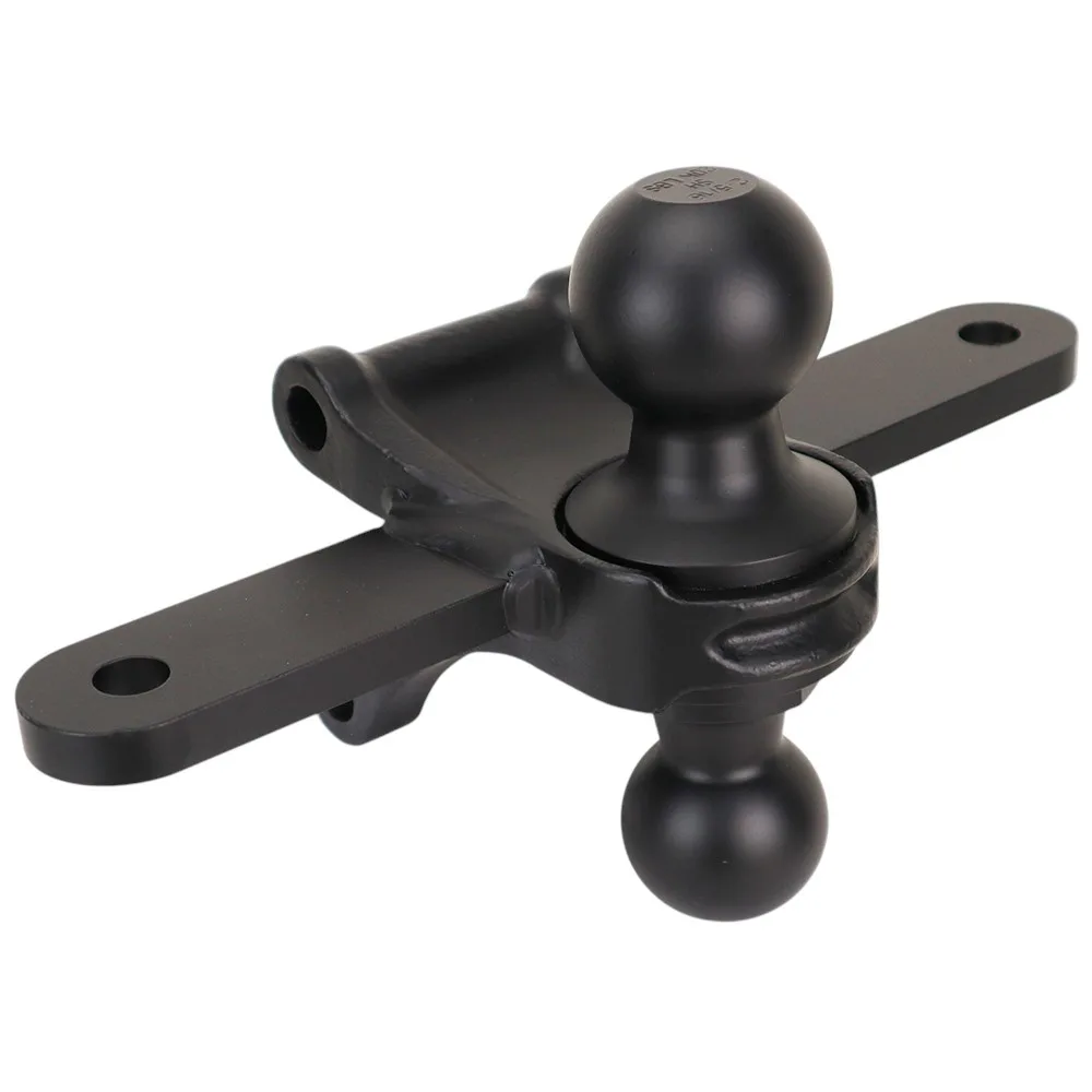 Shocker Max Black Air Hitch & Black Combo Ball Mount & Sway Bar Tabs