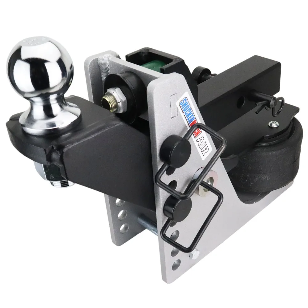 Shocker 10K Aluminum Air Hitch & Raised Ball Mount w/ 2-5/16" Ball