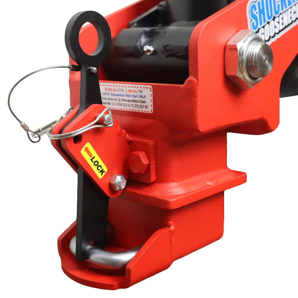 Replacement Shift Lock Handle Lever Only with Clip (Handle Lever with Safety Chain Pin& Clip) for 2-5/16" Ball