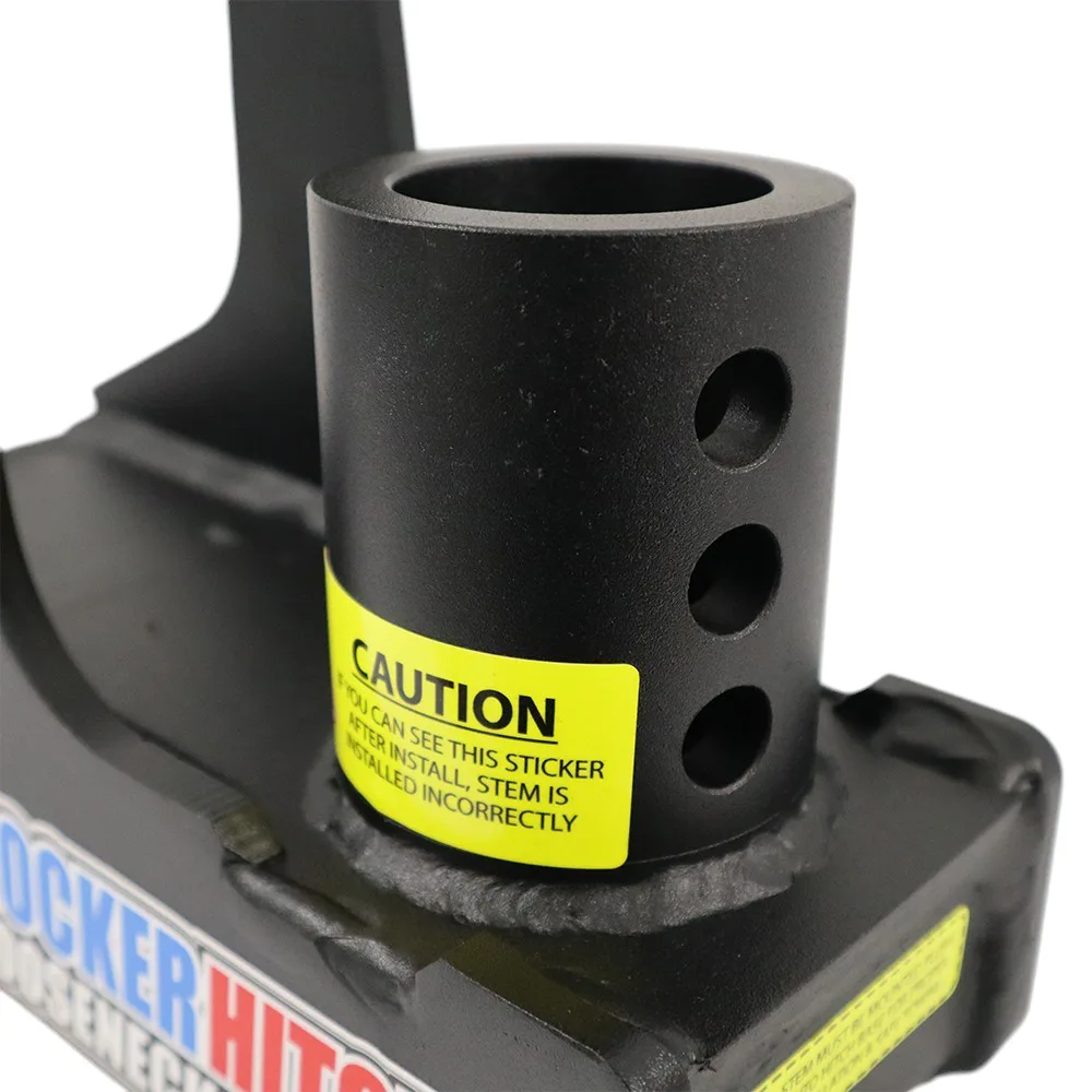 Standard Multi-Fit Round Gooseneck Air Stem Base (Includes Bushings & Grease Zerk)