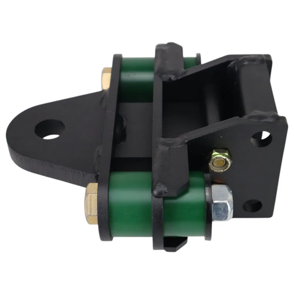Shocker Quad Cushion Draw Bar Mount — side view showing cushion stack