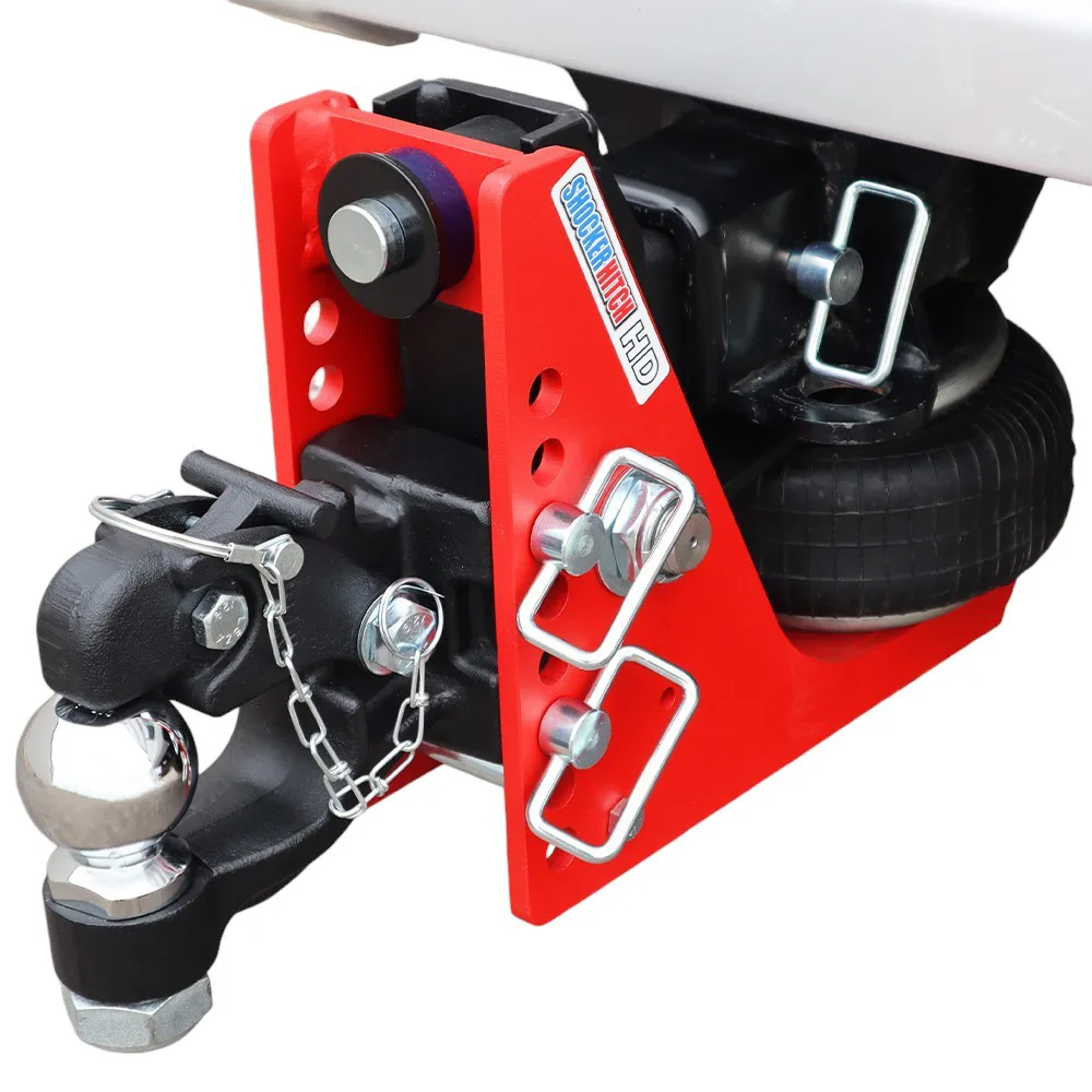 Shocker HD Air Channel Style Pintle & Ball w/Mount Hitch