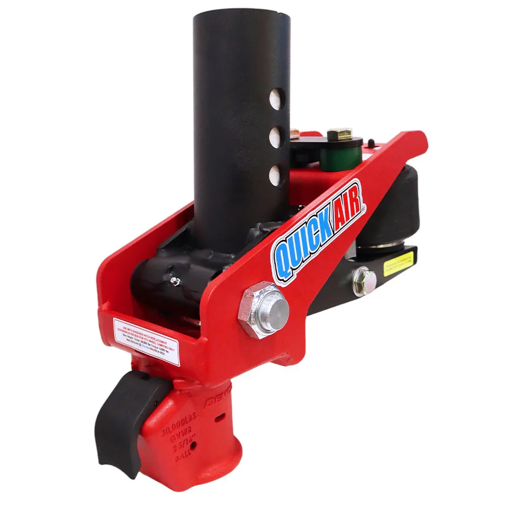 Shocker Quick Air Gooseneck Hitch & Demco Coupler for 5th Wheel Gooseneck Pin Box