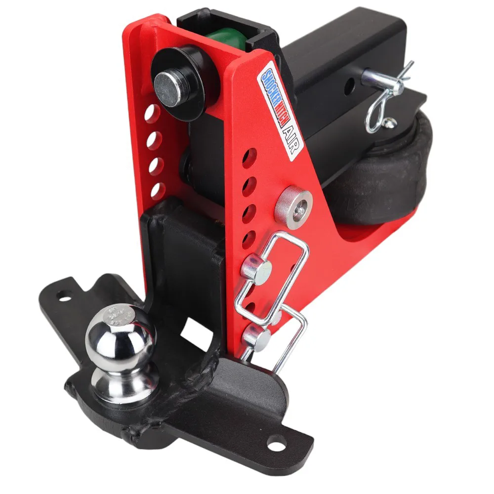 Shocker Air Hitch & Drop Ball Mount w/ 2-5/16" Ball & Sway Bar Tabs