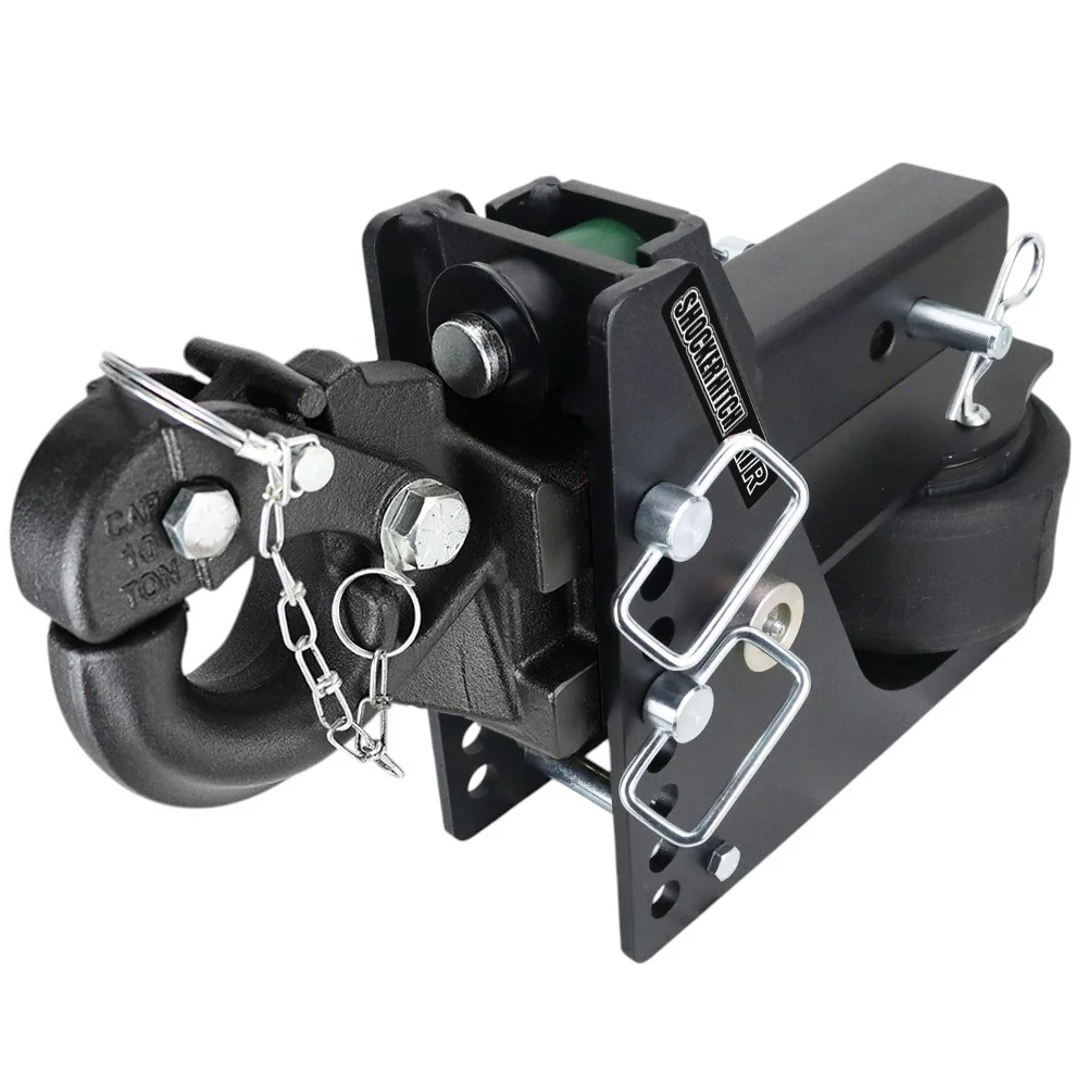14K Max Air Hitch & Raised 10-Ton Pintle - 2-1/2" Receiver