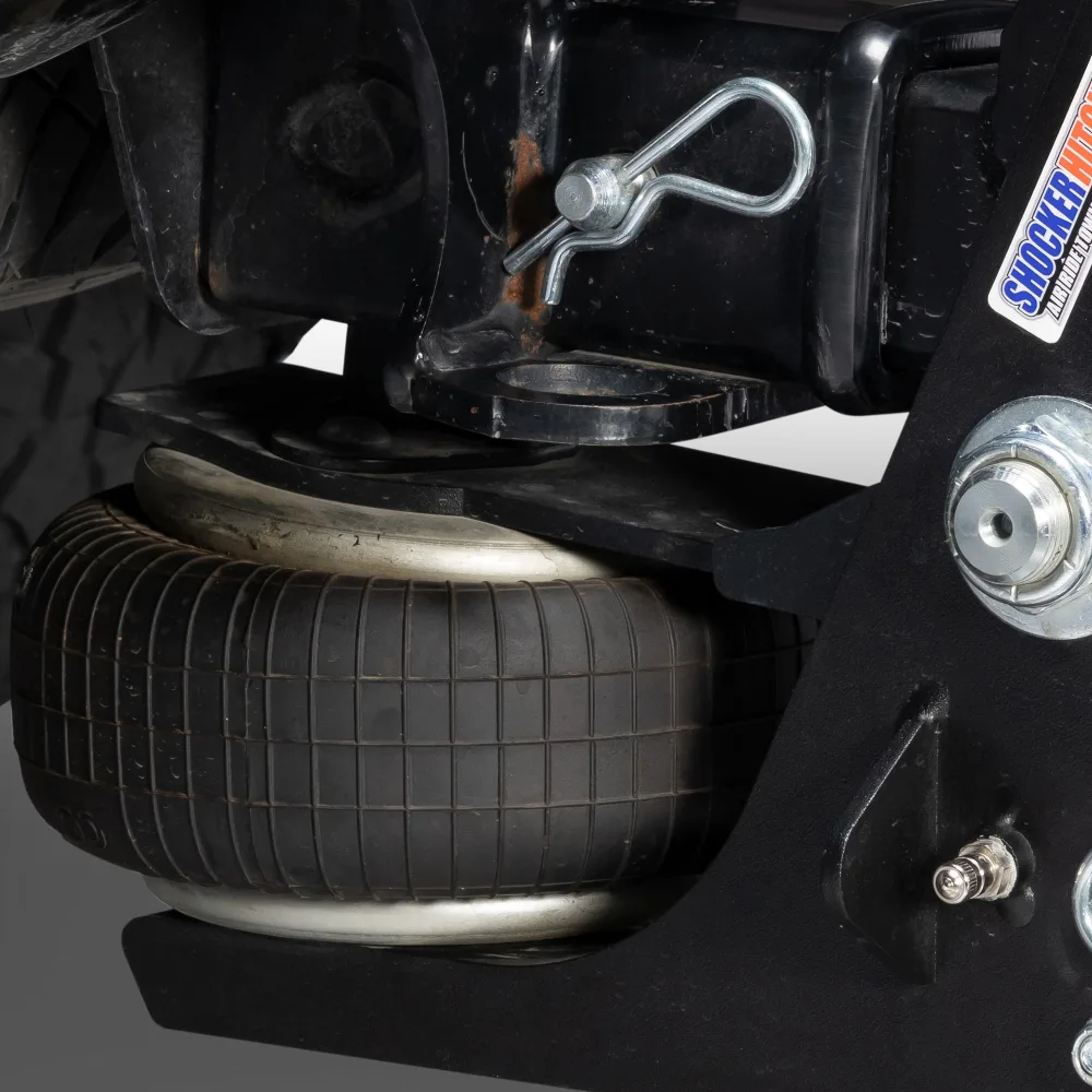 Shocker HD Air Hitch Air Spring Bag & Premium Air Line Assembly for Shocker 20K HD Air Bumper Hitch