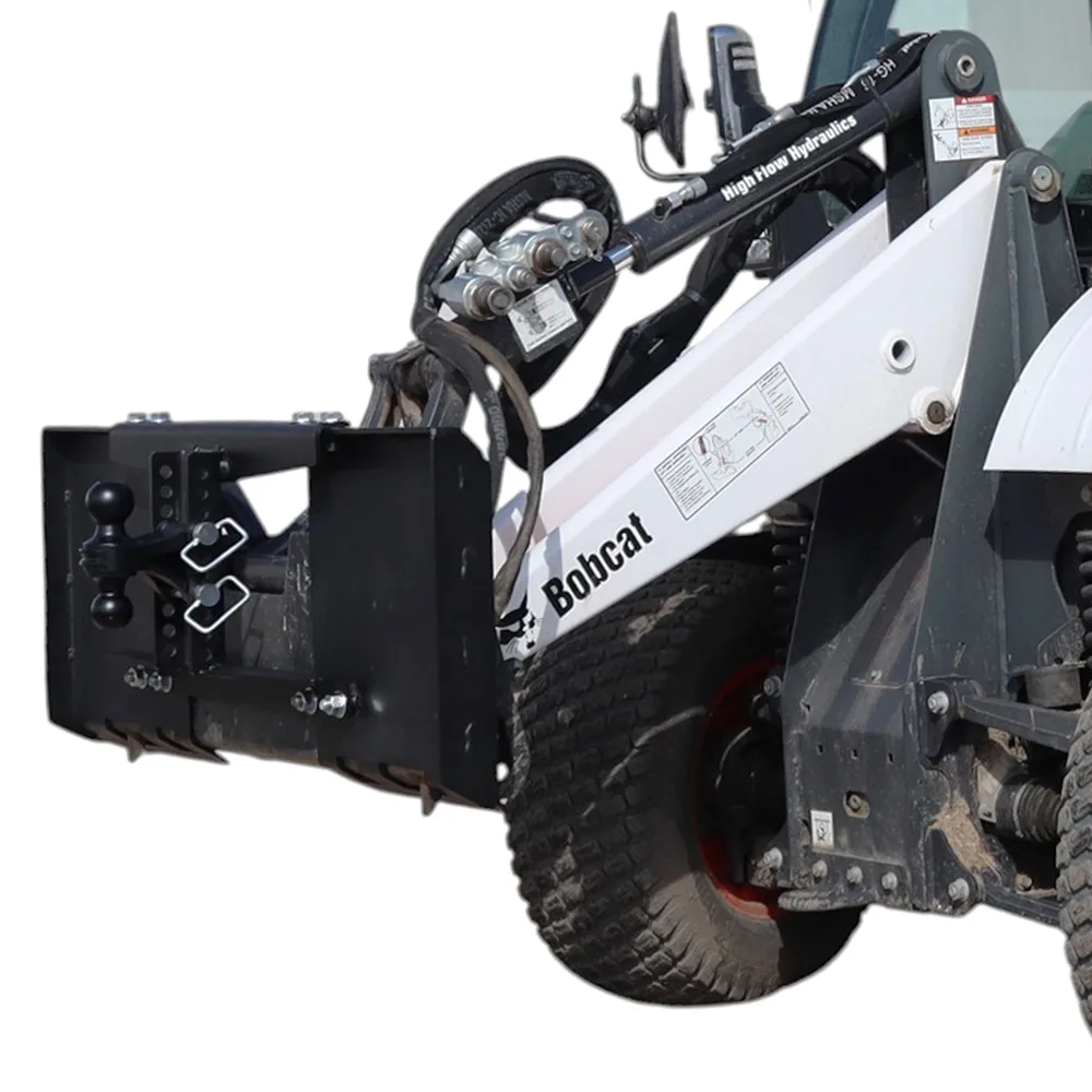 Shocker SKID STEER Bolt Together Trailer Mover Attachment with XR Channel Adapter & Black Combo