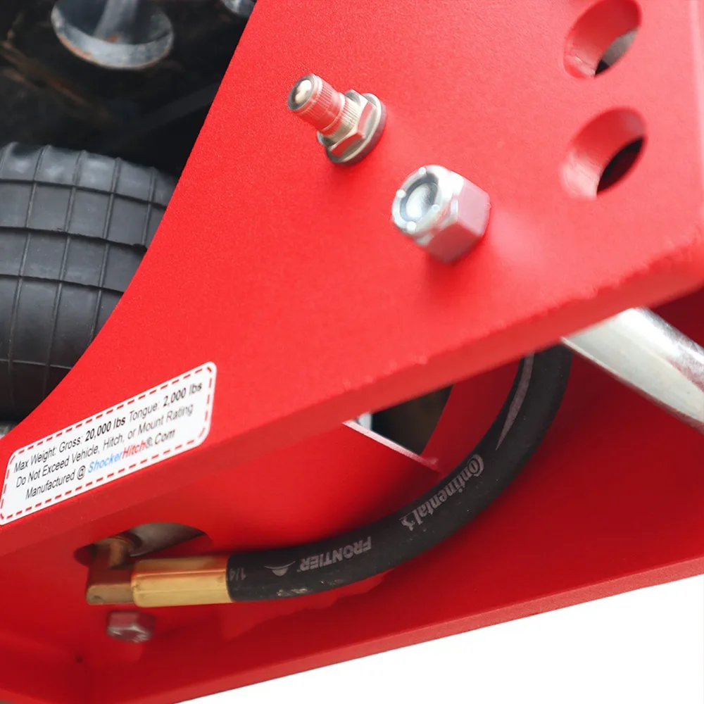 Shocker HD Air Hitch & Pintle Hook w/Mount